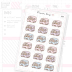Taxi Sticker Sheet