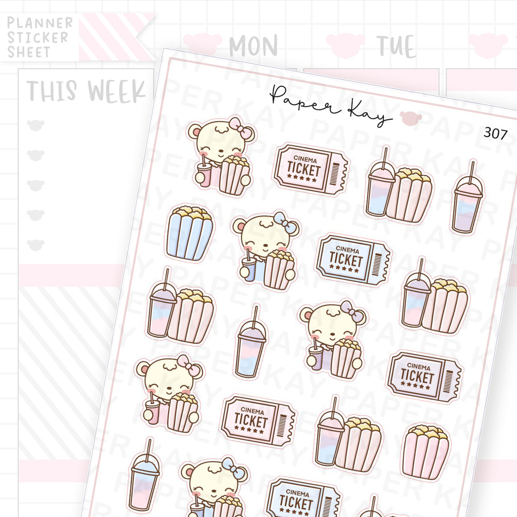 Cinema Sticker Sheet