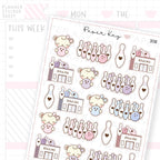 Bowling Sticker Sheet