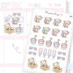 Sand Castle/Beach Sticker Sheet