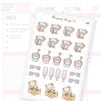 Sand Castle/Beach Sticker Sheet