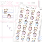 Rubbish Bin Sticker Sheet