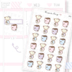 Garden Waste Bin Sticker Sheet