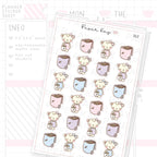 Garden Waste Bin Sticker Sheet