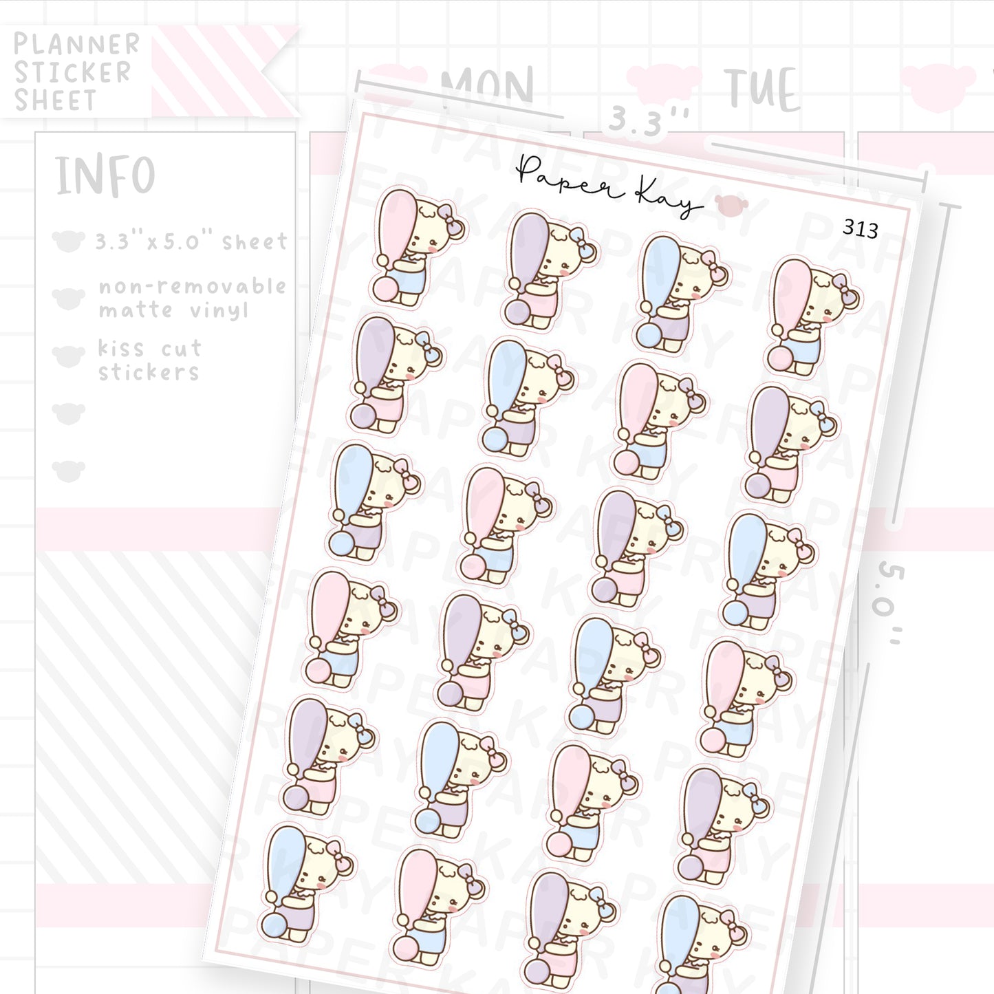 Exclamation Point Sticker Sheet
