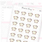 Dot the Bear Peek-a-Boo Sticker Sheet