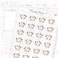 Dot the Bear Peek-a-Boo Sticker Sheet