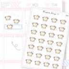 Dot the Bear Peek-a-Boo Sticker Sheet