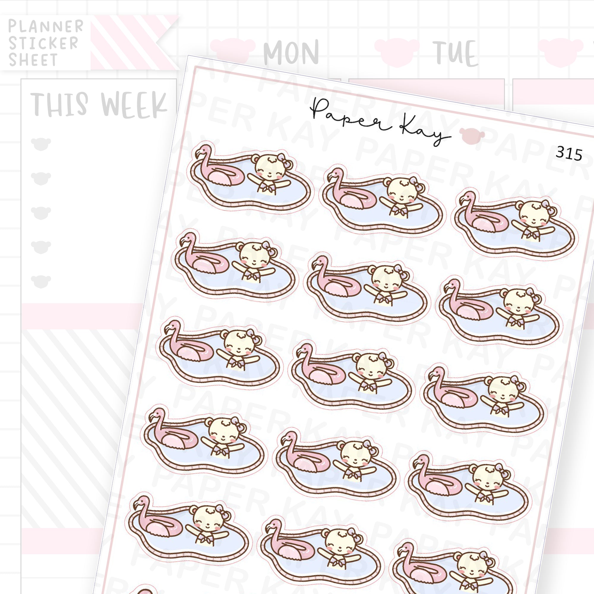 Pool Sticker Sheet