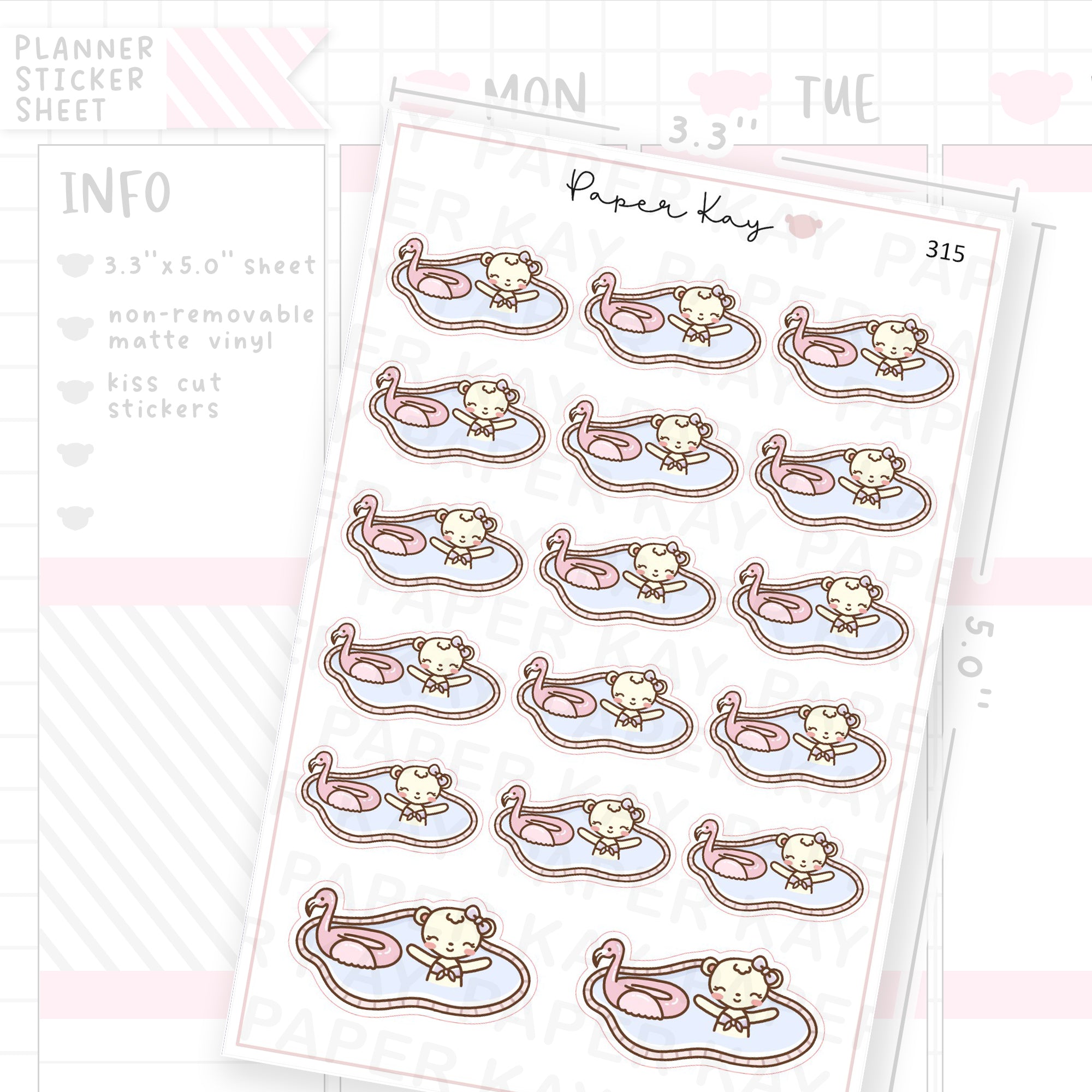 Pool Sticker Sheet