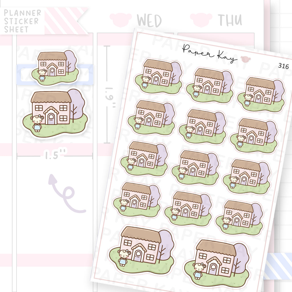 Home Sticker Sheet