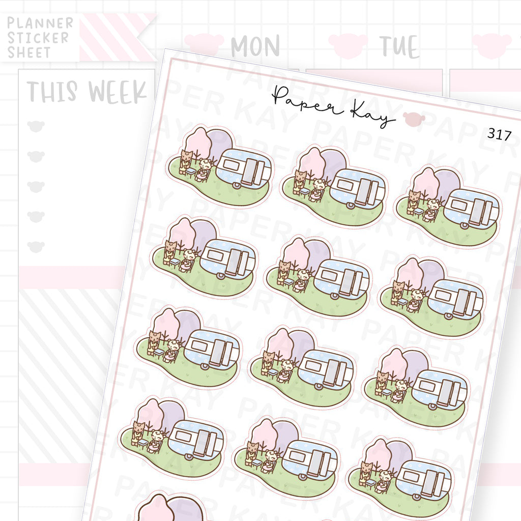 Caravan Sticker Sheet