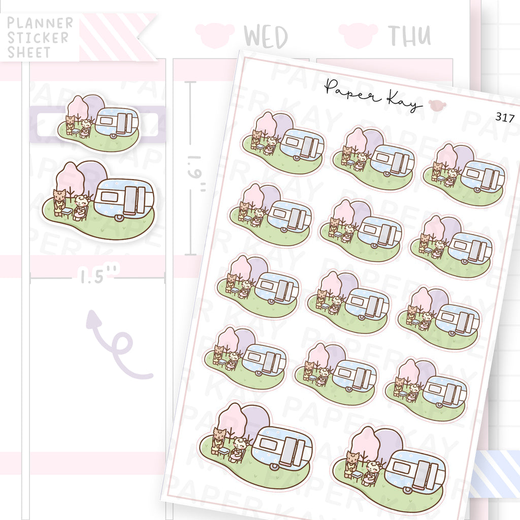 Caravan Sticker Sheet