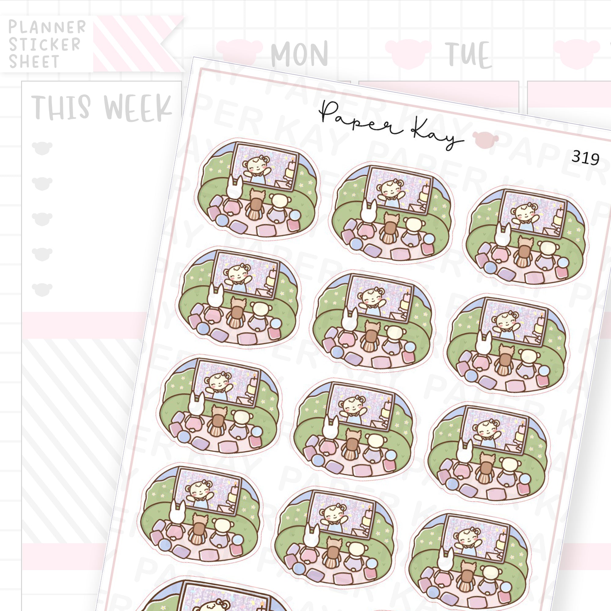 Outdoor Cinema Sticker Sheet