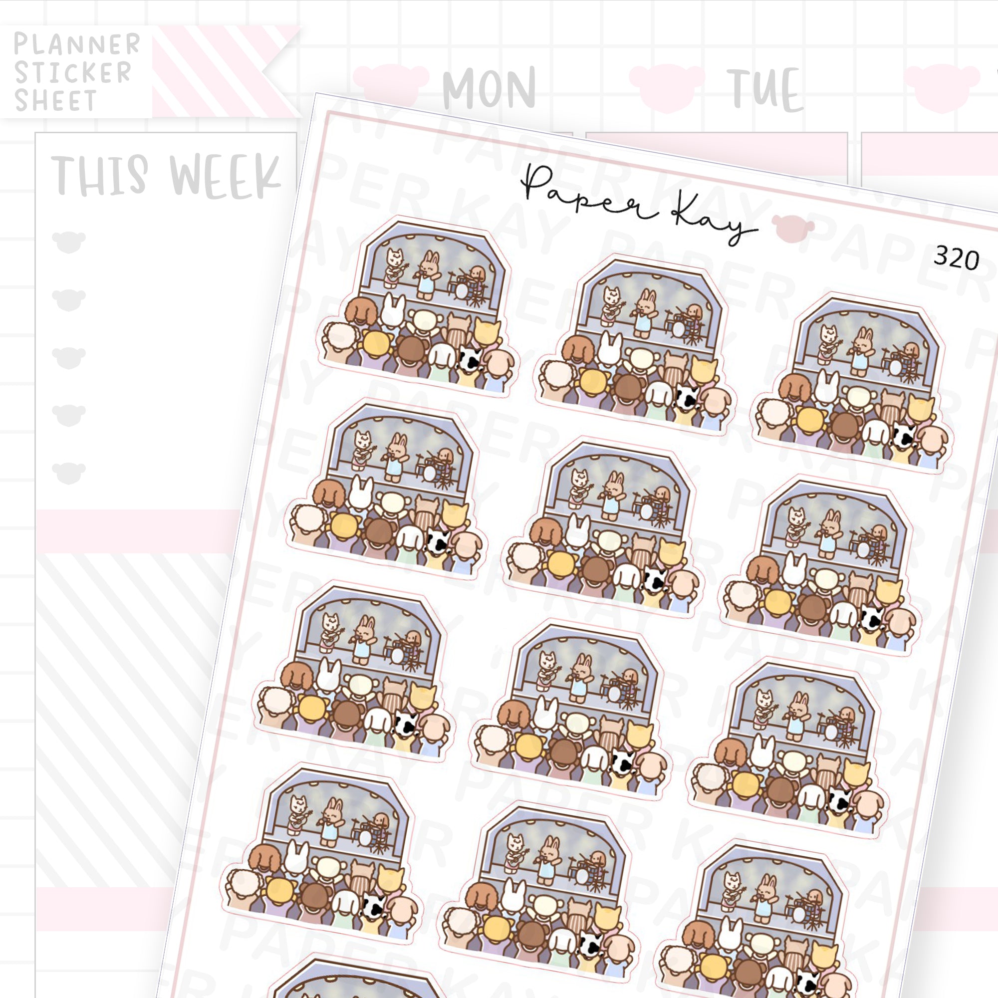 Concert Sticker Sheet