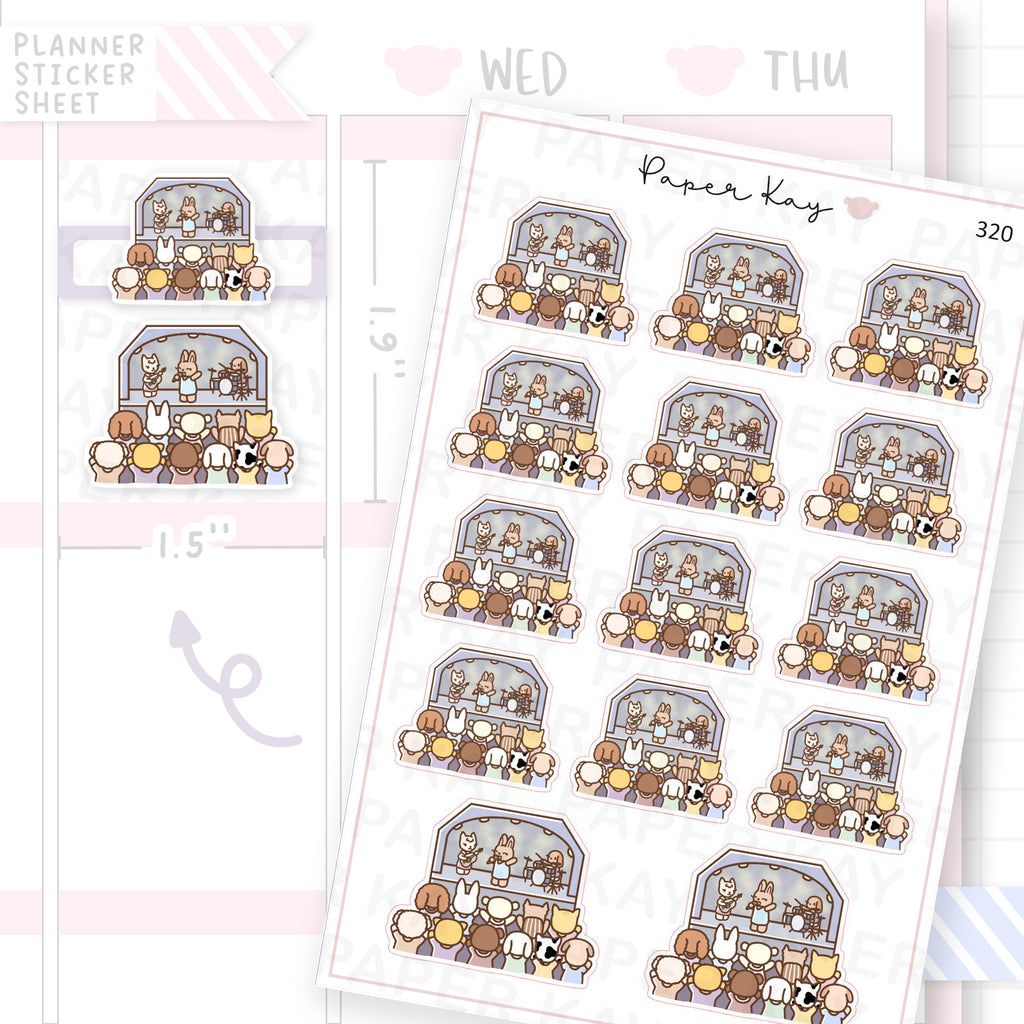Concert Sticker Sheet