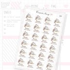 Laser Hair Removal Sticker Sheet