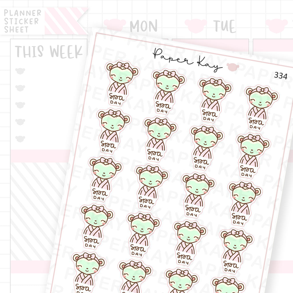 Spa Day Sticker Sheet