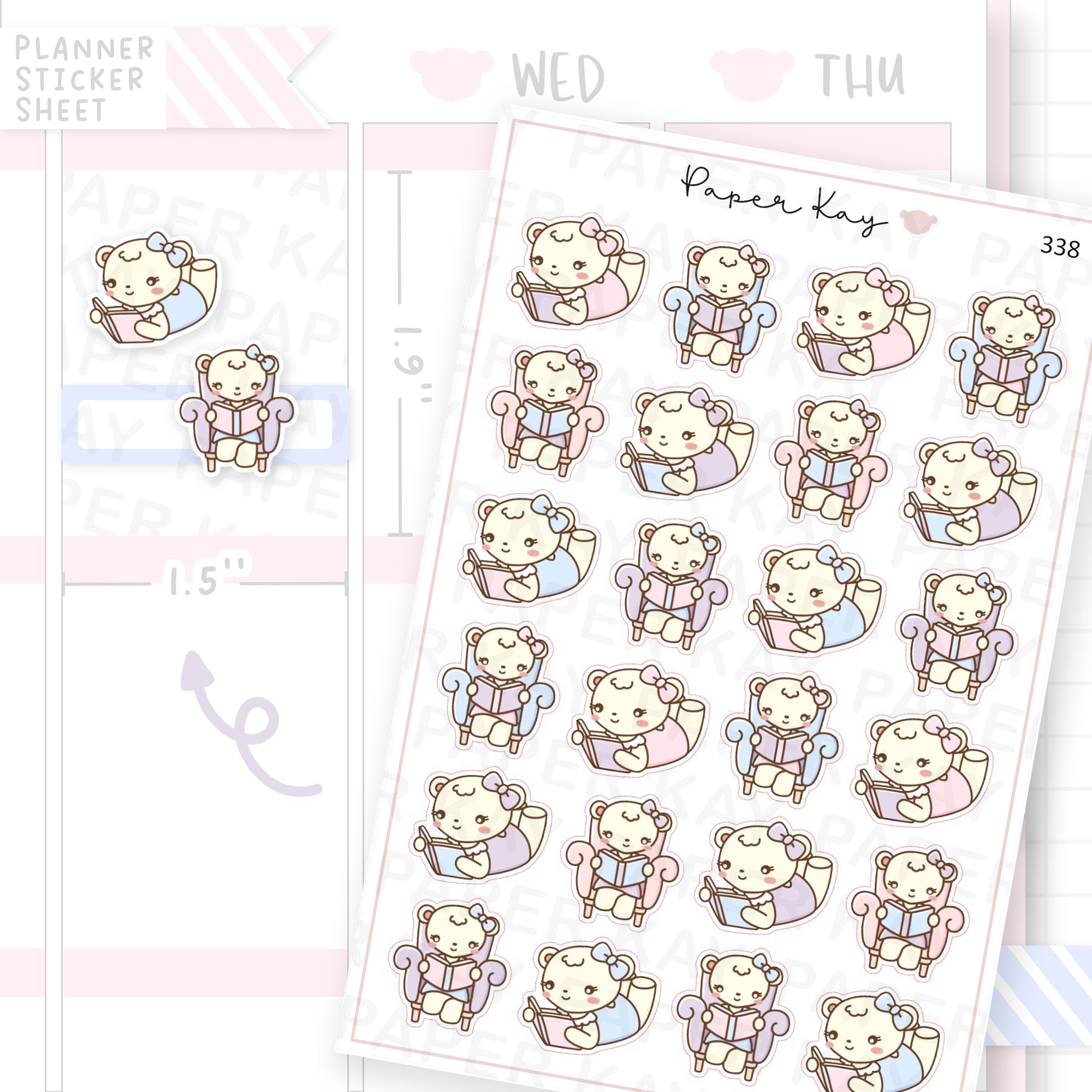 Reading Sticker Sheet