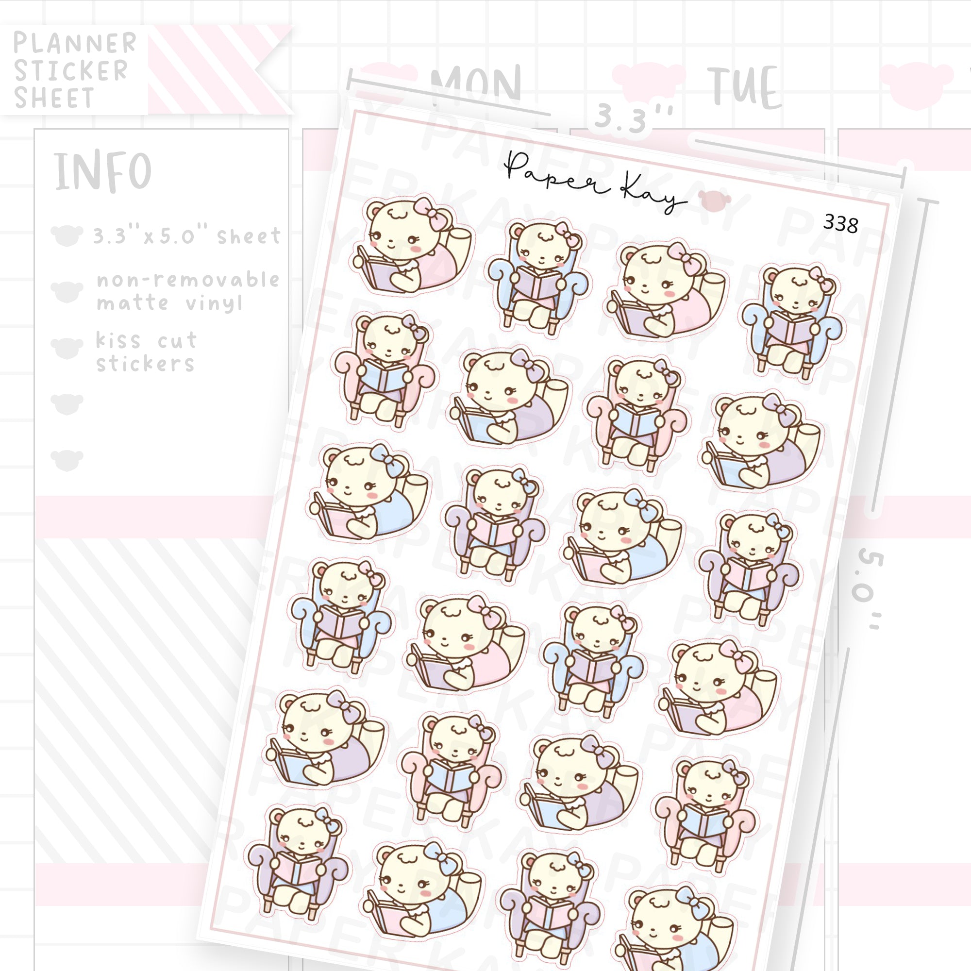 Reading Sticker Sheet
