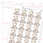 Dot the Bear Planning Sticker Sheet