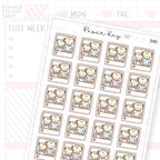 Couples Polaroid Sticker Sheet