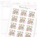 Couples Holiday Sticker Sheet