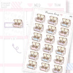 Couples Home Movie Sticker Sheet
