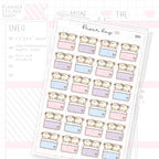 Napping Couple Sticker Sheet