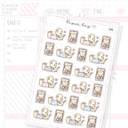 Couple Video Chatting Sticker Sheet