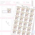 Couple on a Walk Sticker Sheet