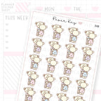 Couple Hugging Sticker Sheet