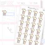 Couple Hugging Sticker Sheet