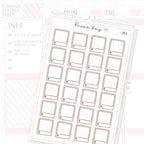 Blank Polaroid Sticker Sheet