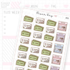 Card/Cash/ATM Sticker Sheet