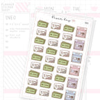 Card/Cash/ATM Sticker Sheet