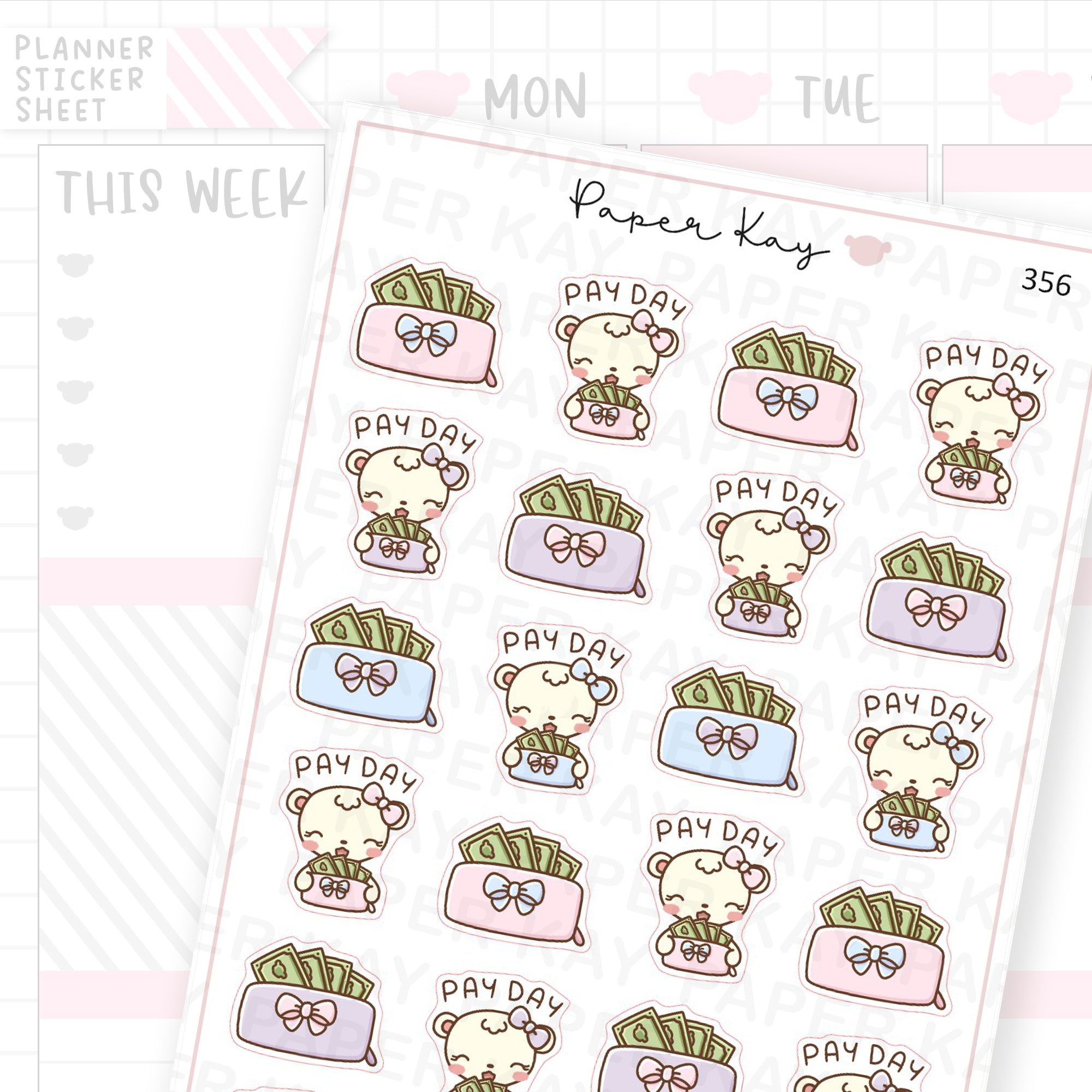 Pay Day Sticker Sheet