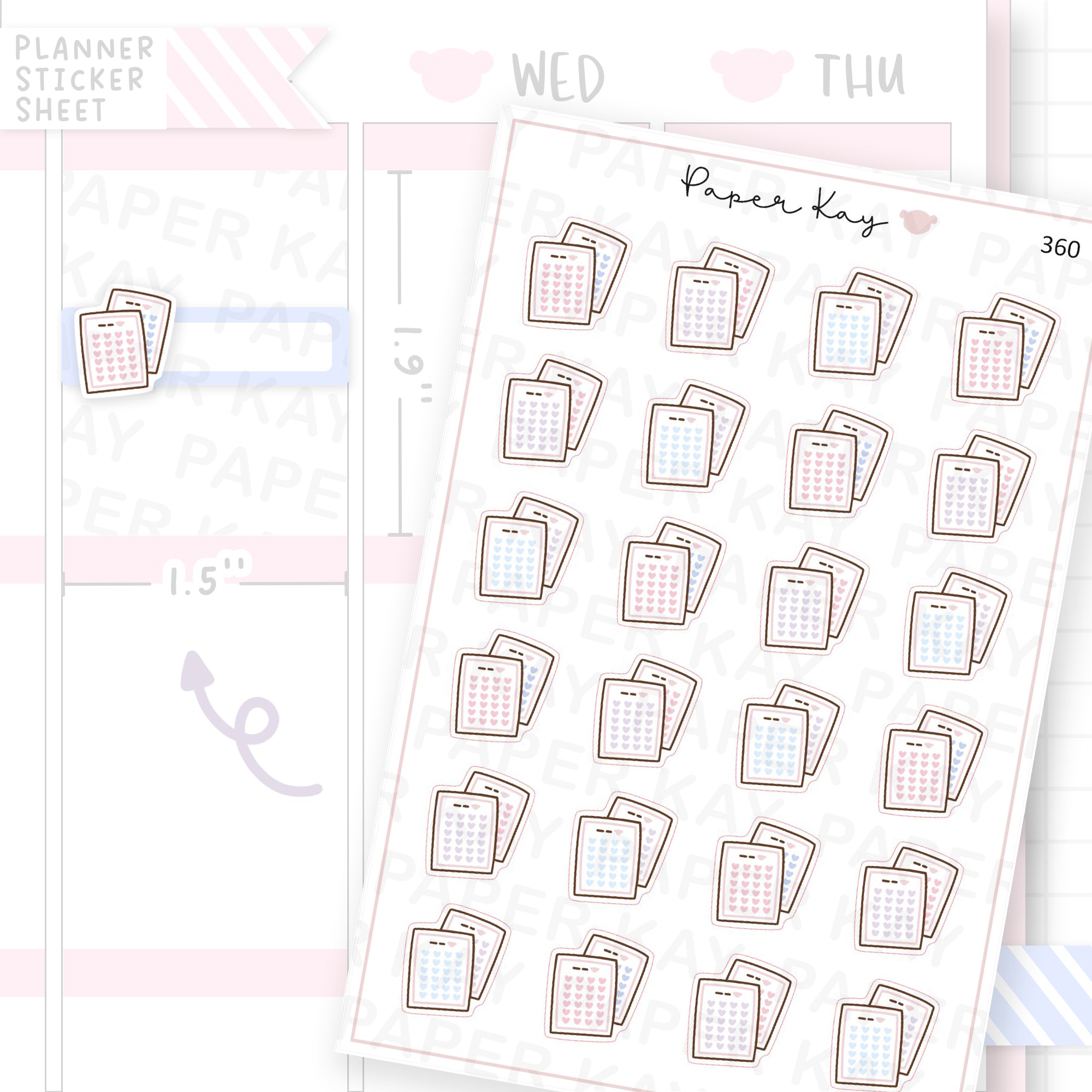 Paper Kay Sticker Sheet