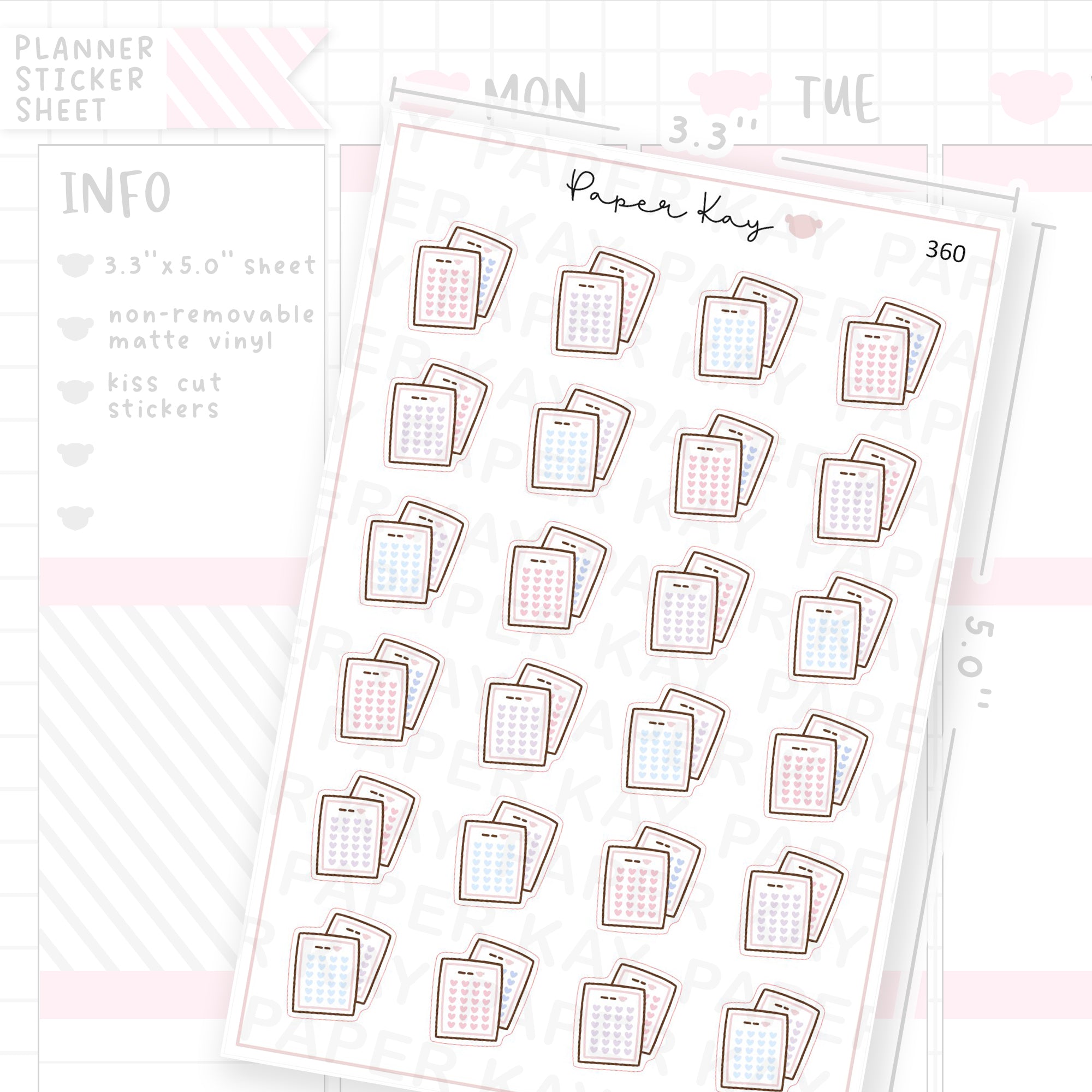 Paper Kay Sticker Sheet