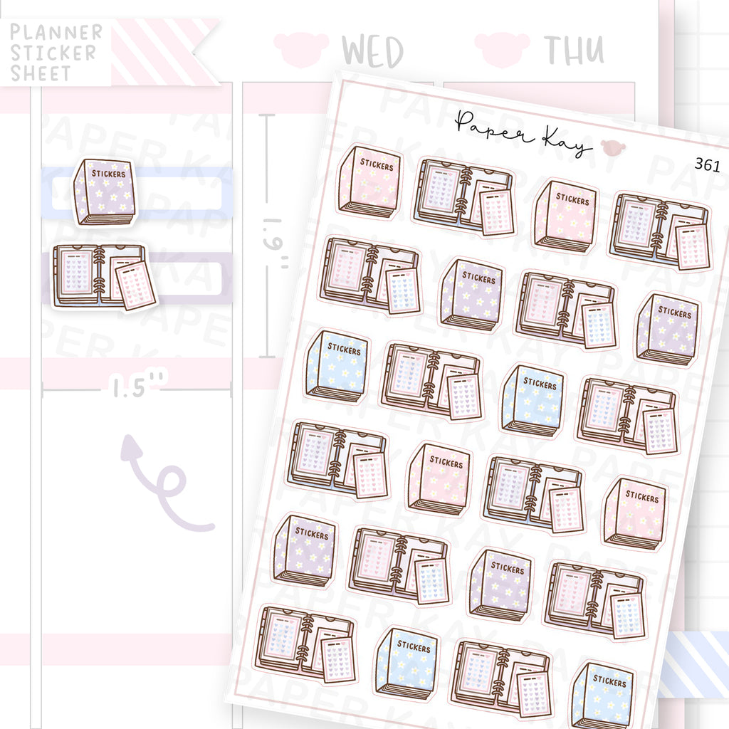 Sticker Storage Sticker Sheet