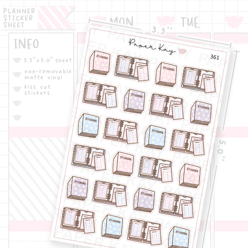 Sticker Storage Sticker Sheet