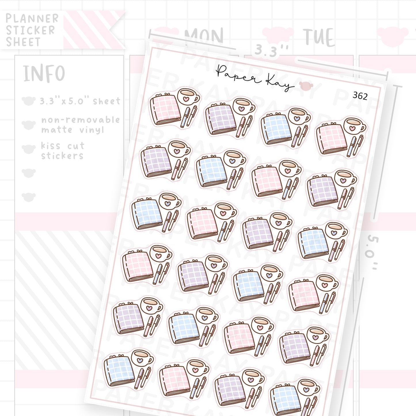 Planning Session Sticker Sheet – Paper Kay