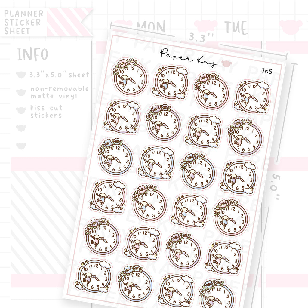 Wishing to Turn Back Time Sticker Sheet