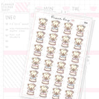Birthday Cake Sticker Sheet