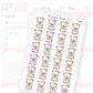 Birthday Cake Sticker Sheet