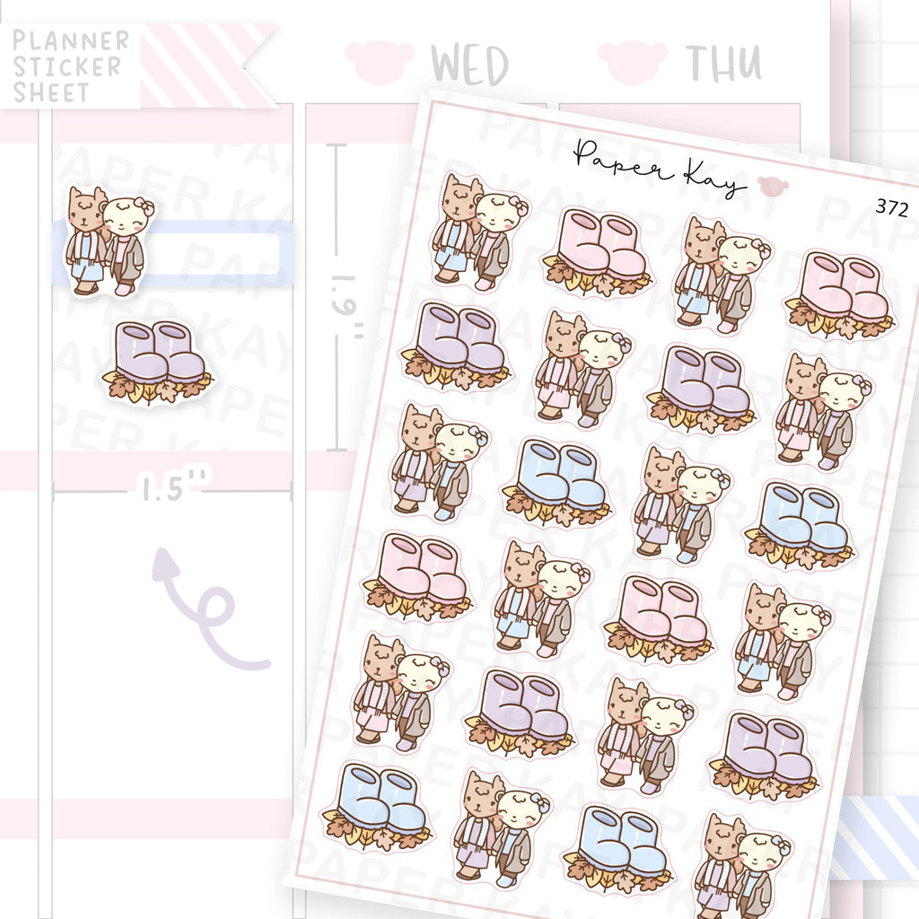 Autumn Walk Sticker Sheet