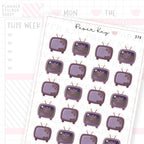 Spooky TV Sticker Sheet