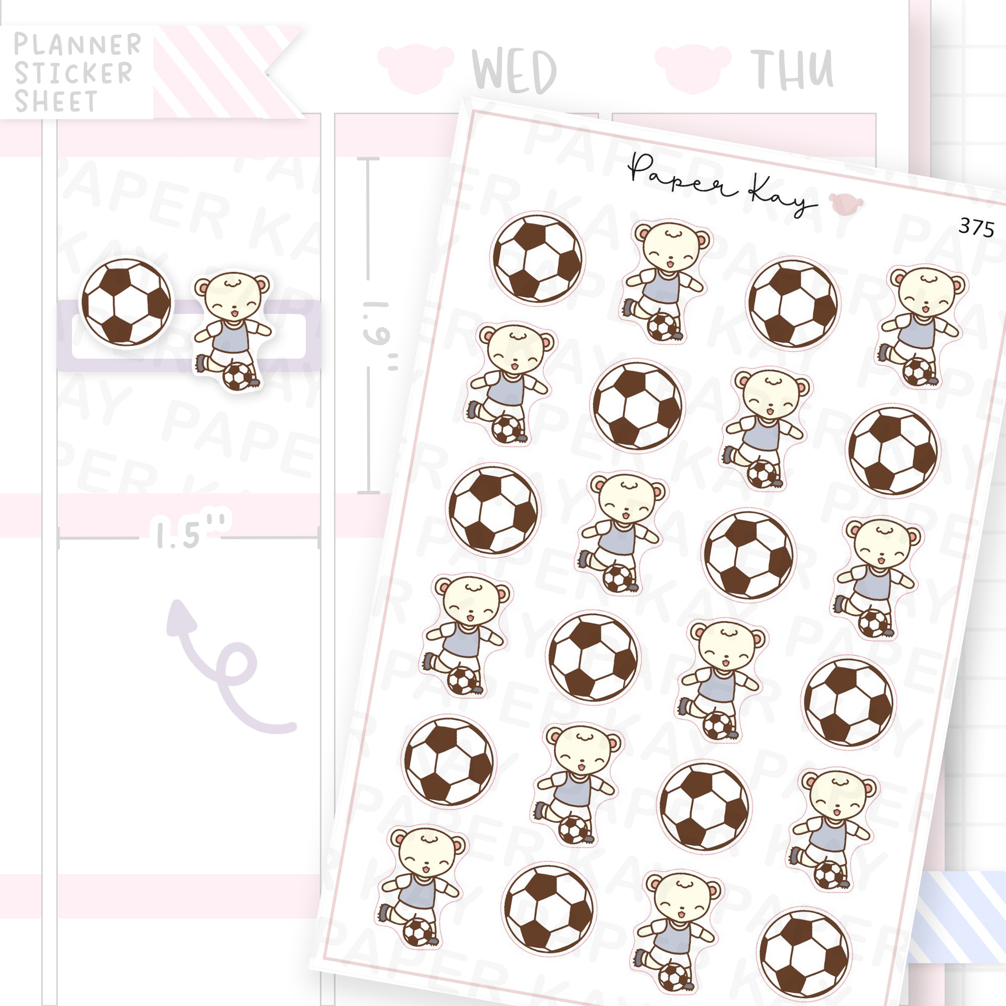 Football Sticker Sheet