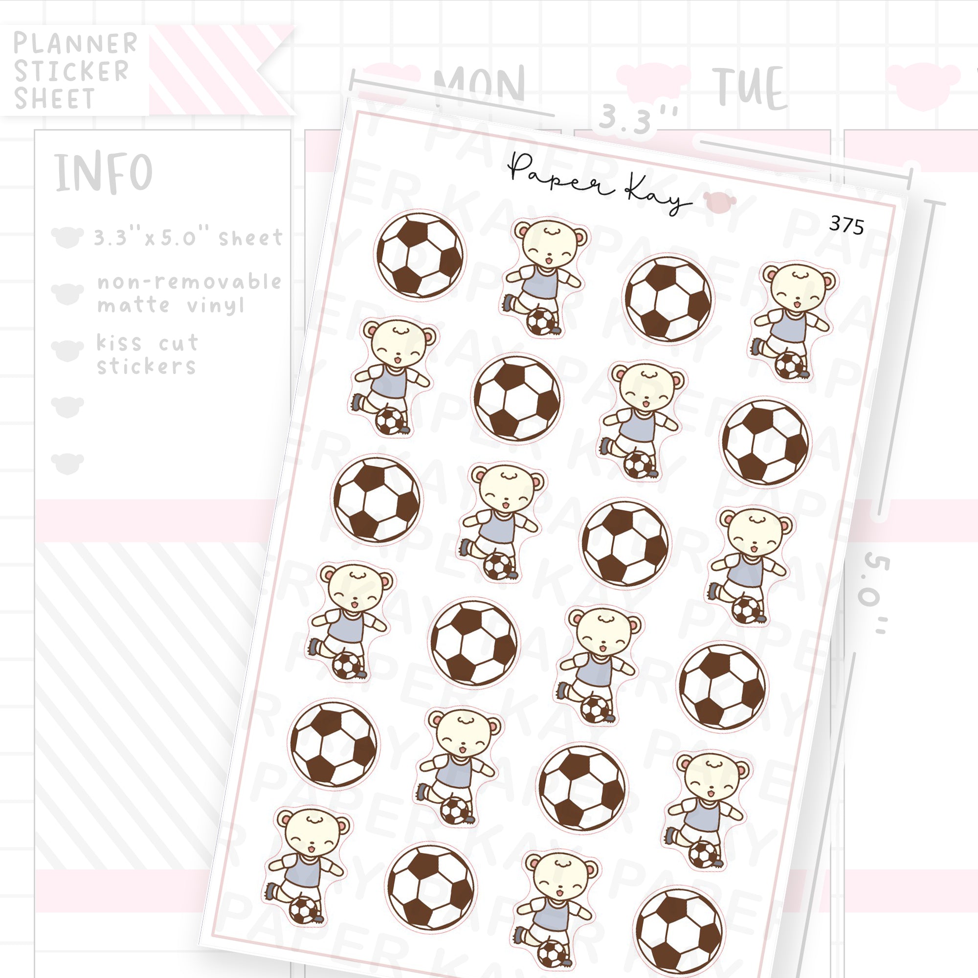Football Sticker Sheet