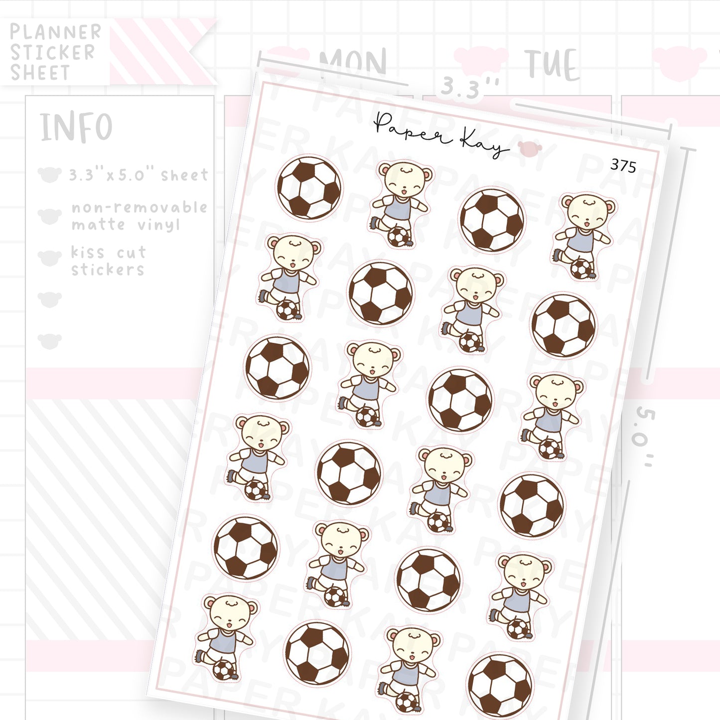 Football Sticker Sheet